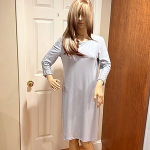 Tiana B., women’s, size M, slip over dress with sequins on sleeves. NWT!